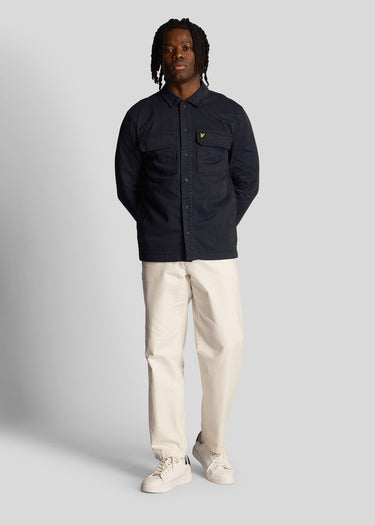 Lyle & Scott Overshirts  Garment dyed overshirt - dark navy