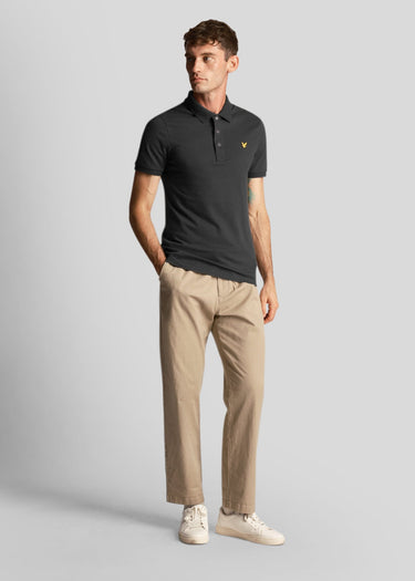 Lyle & Scott Polo's  Plain polo shirt - gunmetal