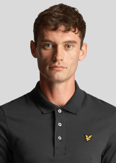Lyle & Scott Polo's  Plain polo shirt - gunmetal