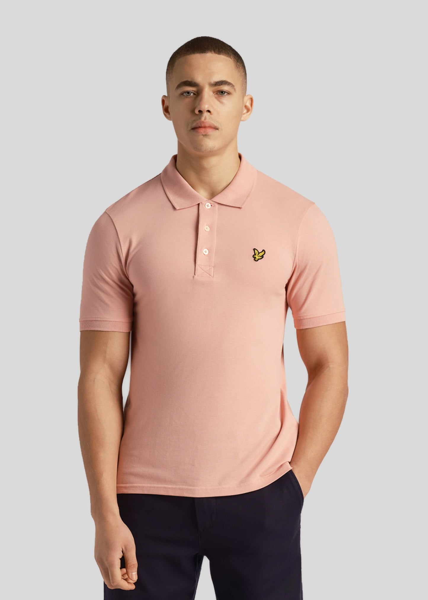 Lyle & Scott Polo's Plain polo shirt - palm pink