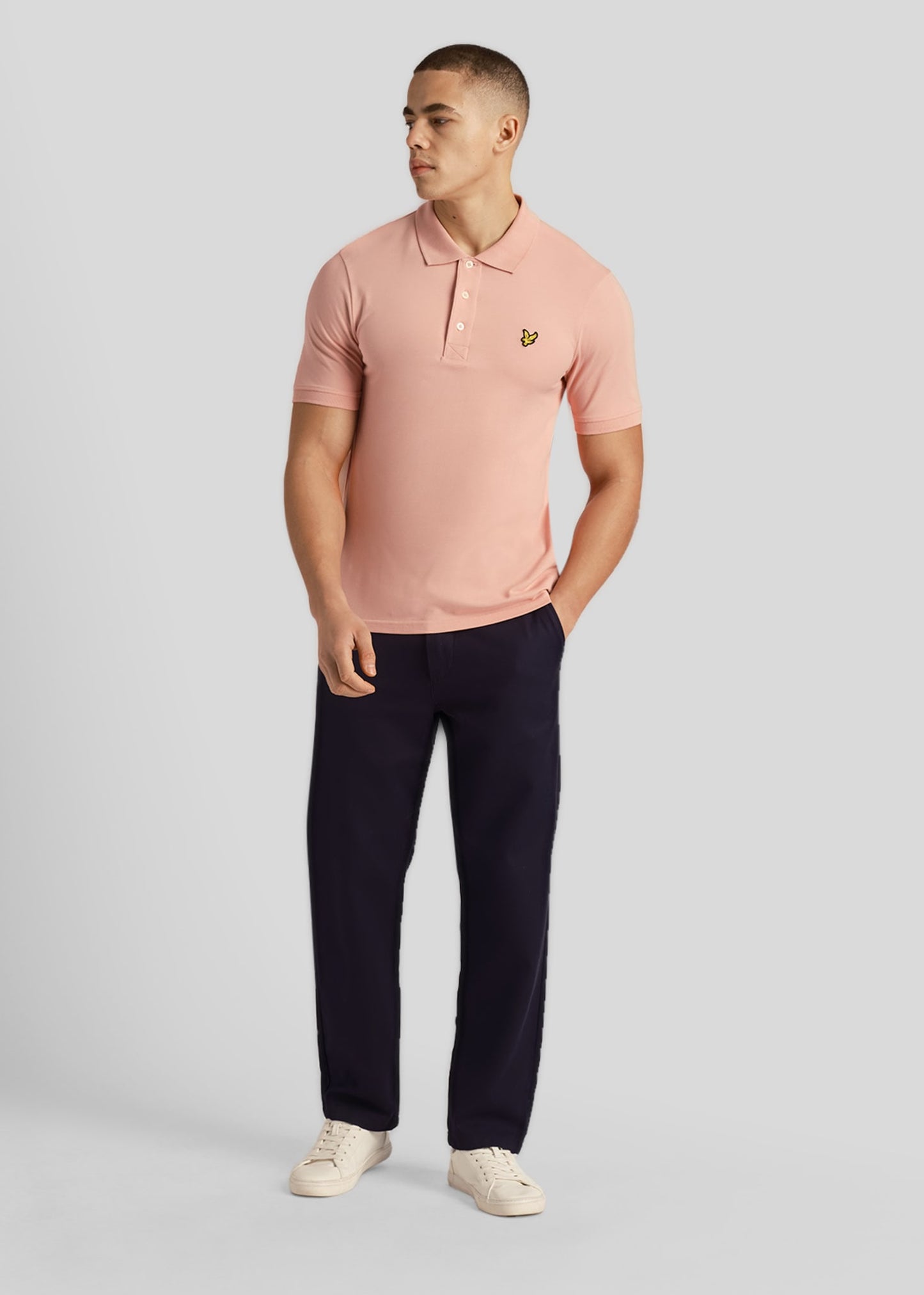 Lyle & Scott Polo's Plain polo shirt - palm pink