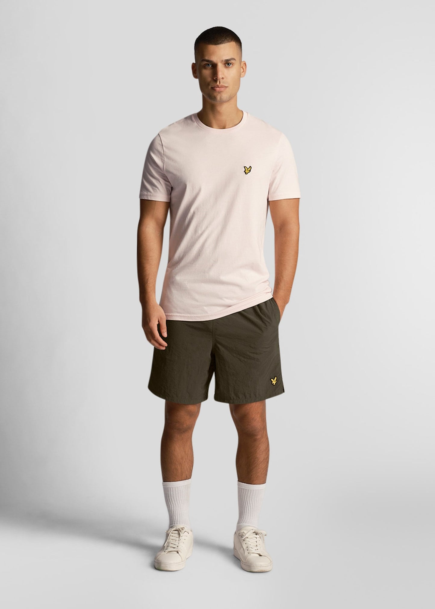 Lyle & Scott Zwembroeken Plain swim short - olive