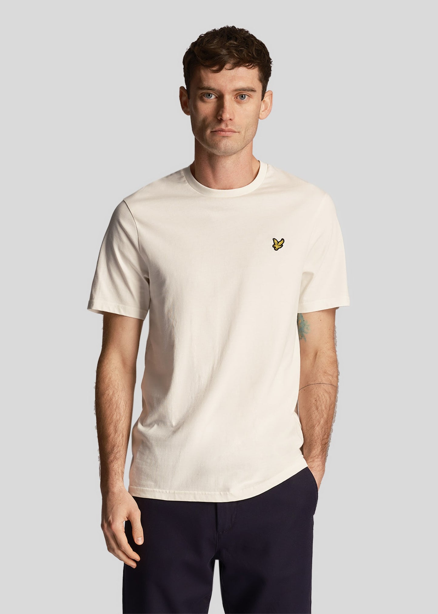Lyle & Scott T-shirts Plain t-shirt - chalk