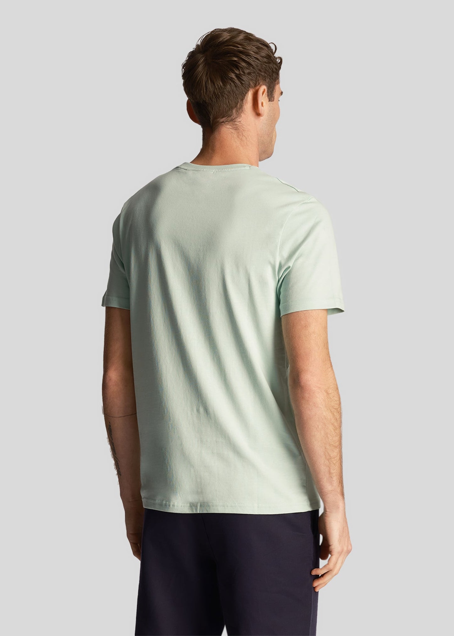 Lyle & Scott T-shirts Plain t-shirt - turquoise shadow