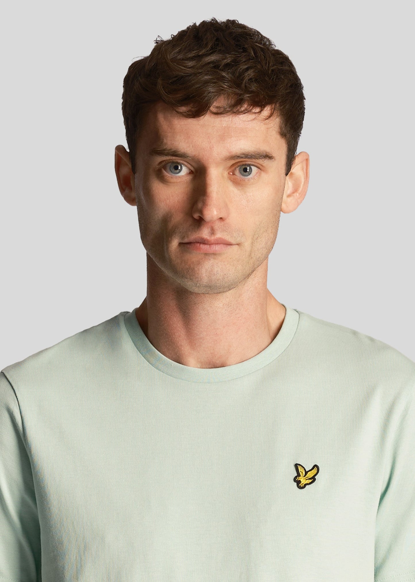 Lyle & Scott T-shirts Plain t-shirt - turquoise shadow