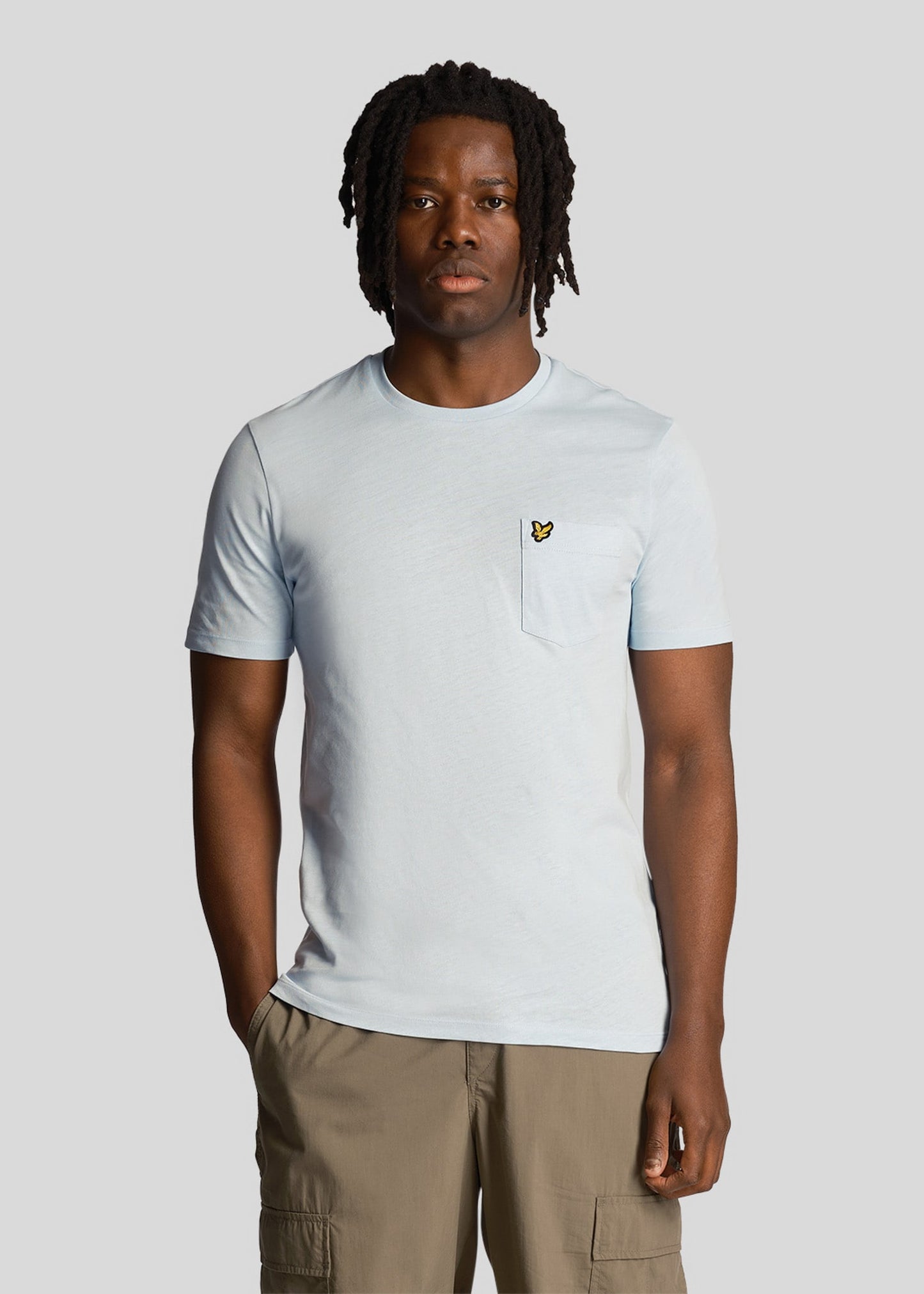 Lyle & Scott T-shirts Pocket t-shirt - light blue
