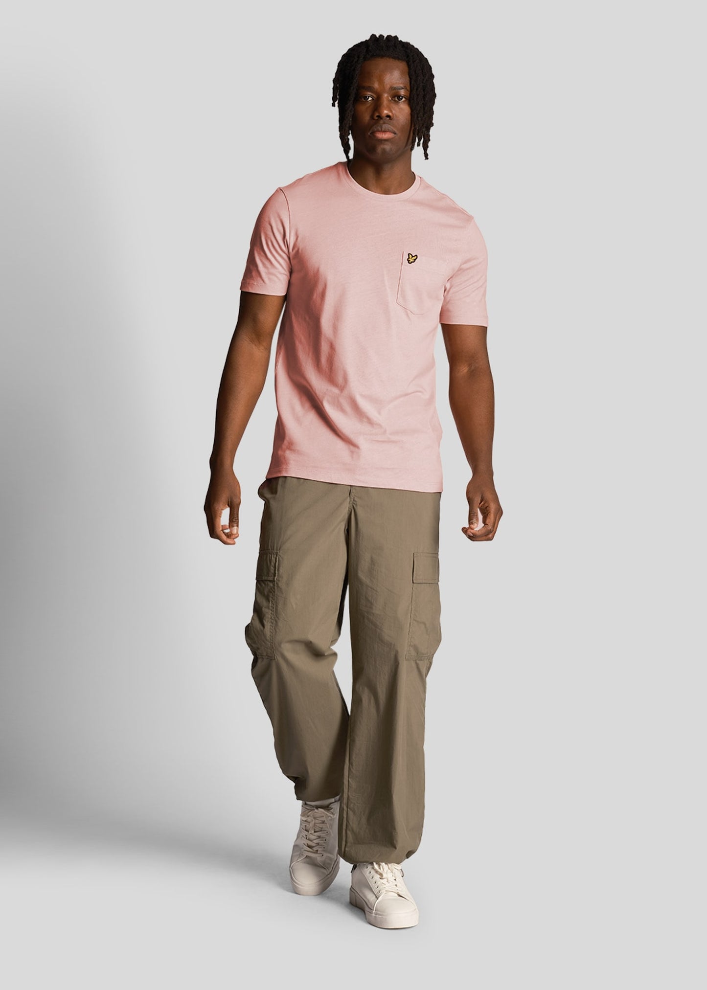 Lyle & Scott T-shirts Pocket t-shirt - palm pink