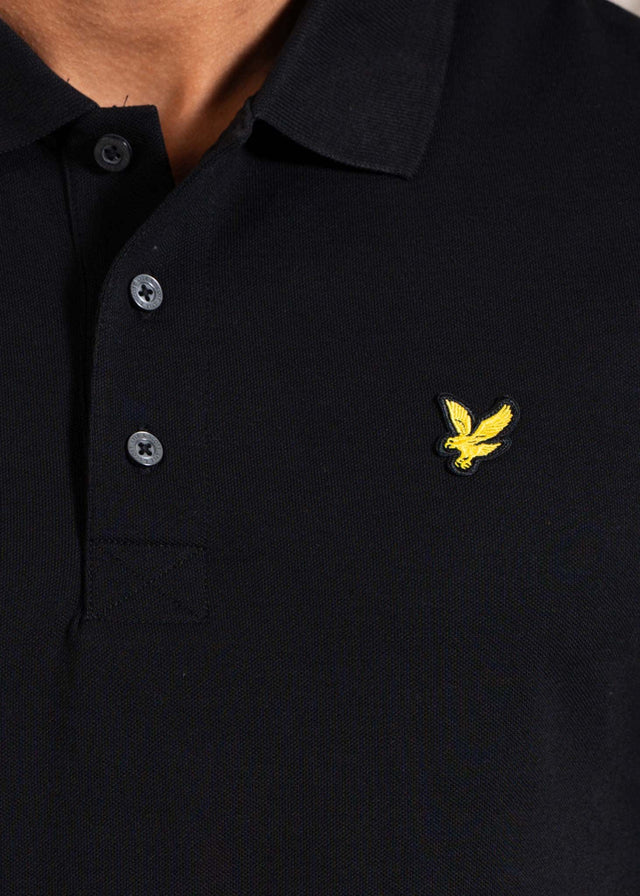 Lyle & Scott Polo's Plain polo shirt - jet black