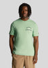 Lyle & Scott T-shirts Racquet club graphic t-shirt - lawn green