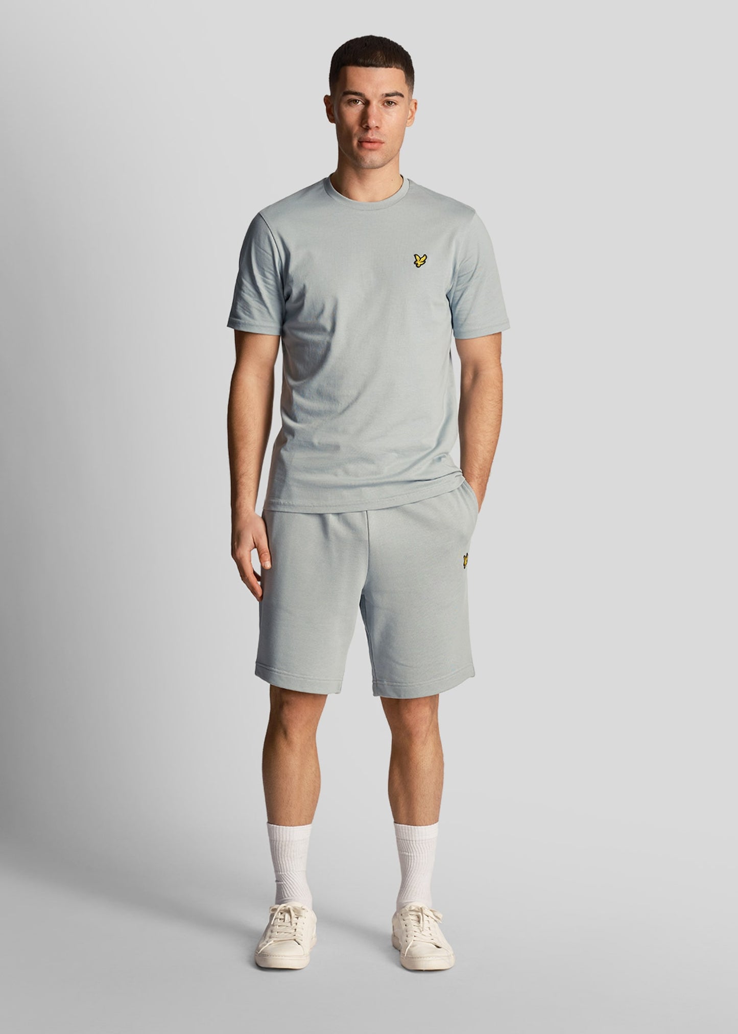 Lyle & Scott Korte Broeken Sweat short - slate blue