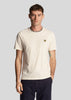 Lyle & Scott T-shirts Tipped t-shirt - chalk gunmetal