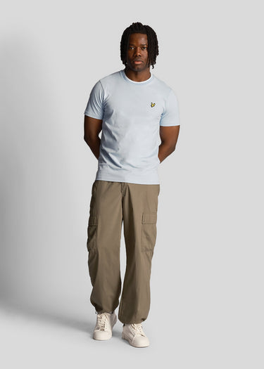 Lyle & Scott T-shirts Tipped t-shirt - light blue white