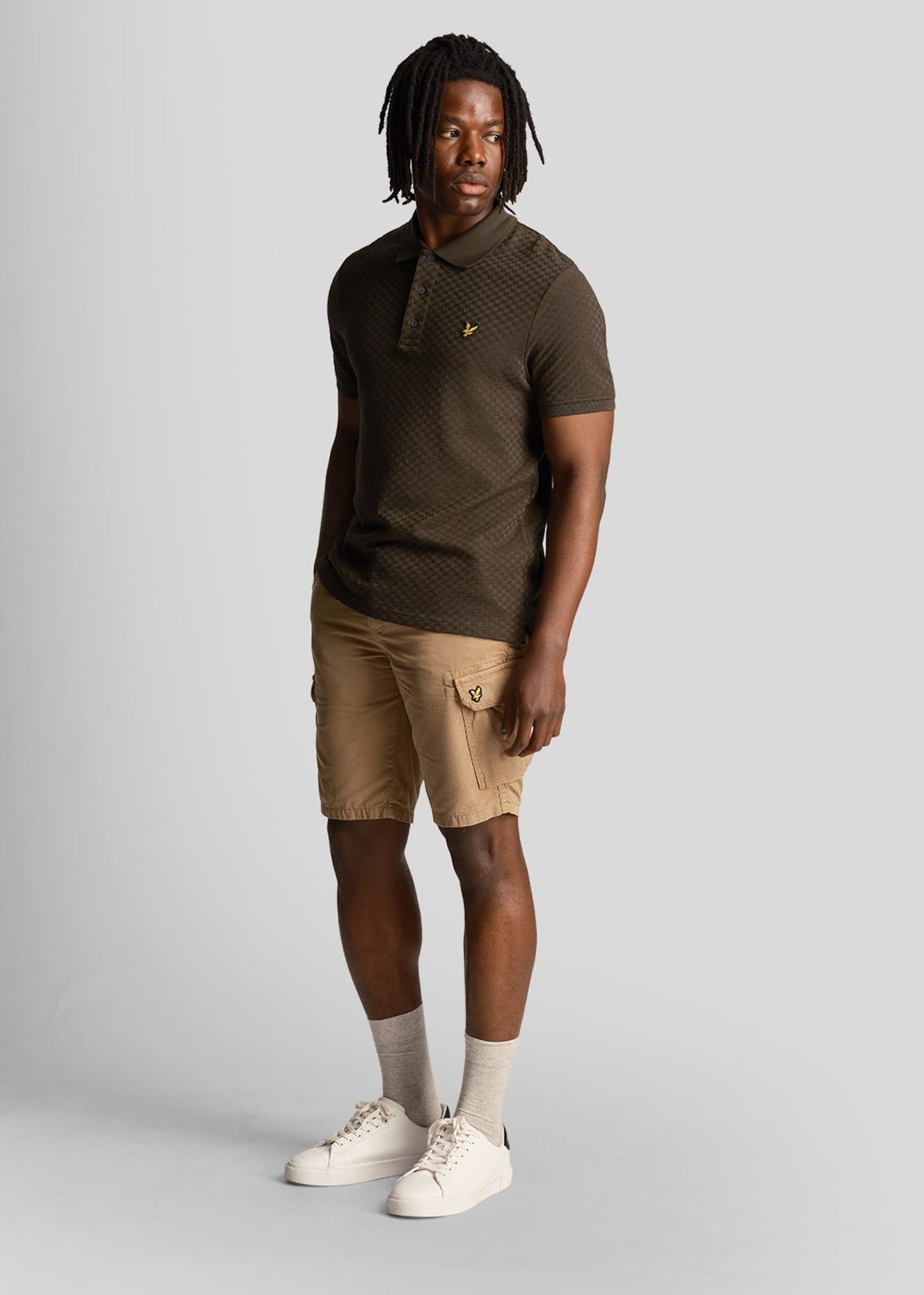 Lyle & Scott Korte Broeken Bestseller Wembley cargo short - biscuit