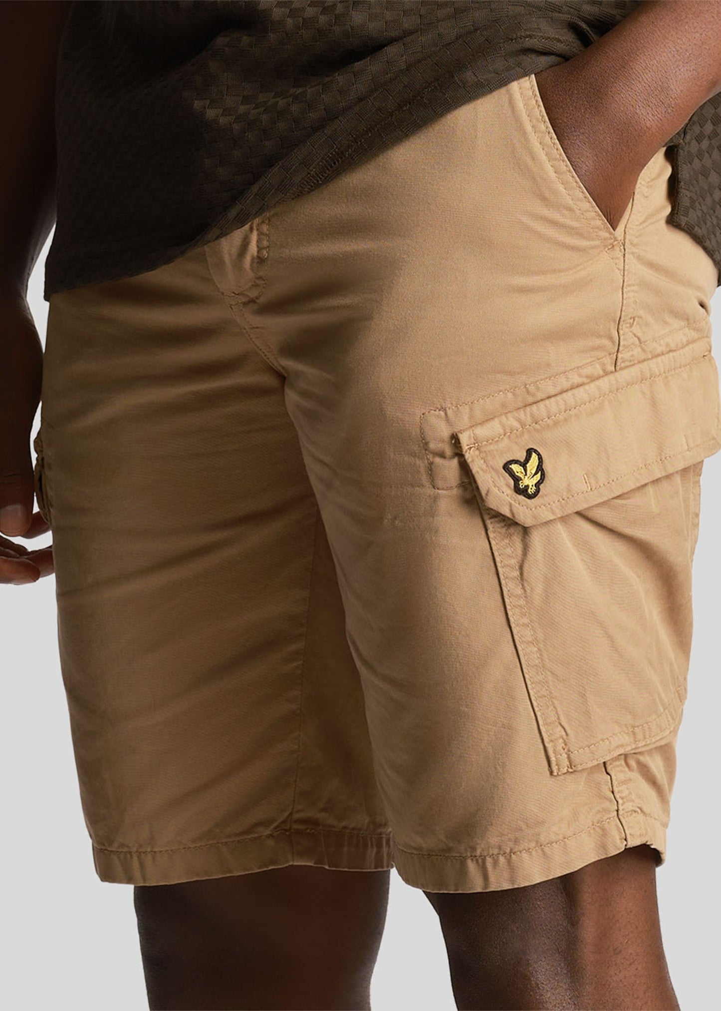 Lyle & Scott Korte Broeken Bestseller Wembley cargo short - biscuit