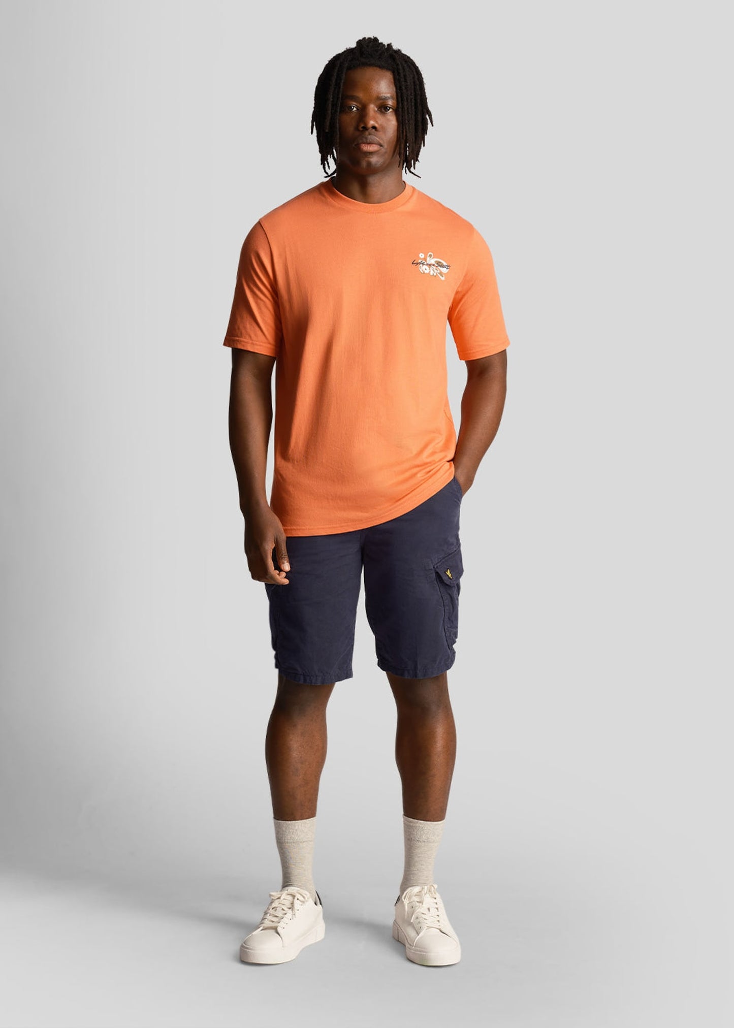 Lyle & Scott Korte Broeken Bestseller Wembley cargo short - dark navy