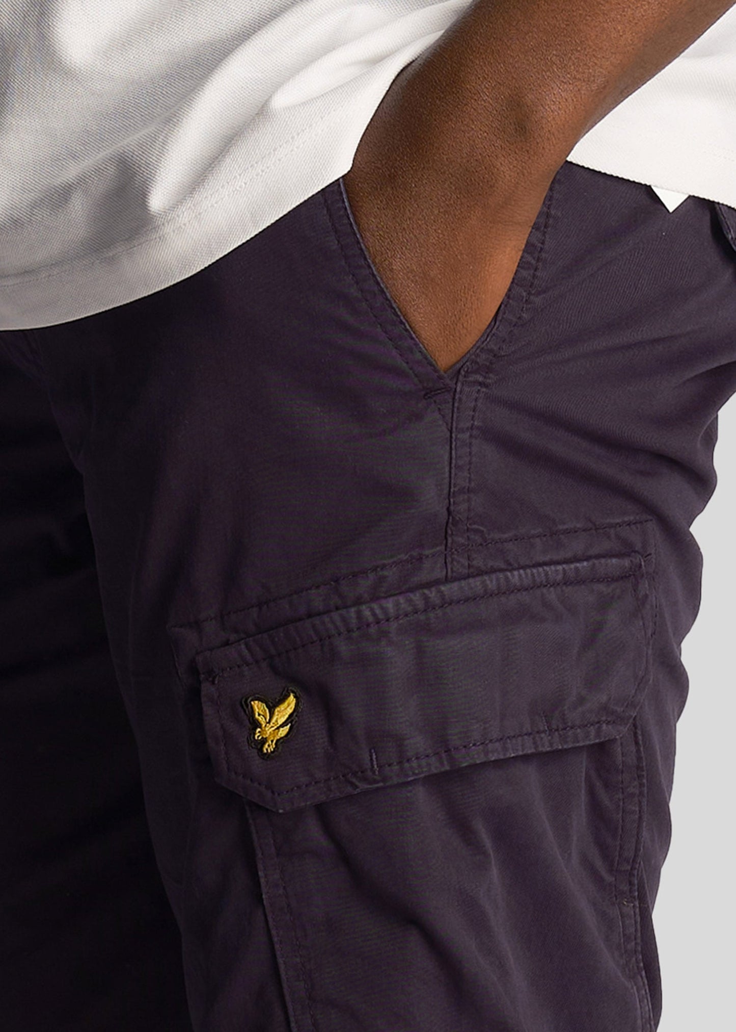 Lyle & Scott Korte Broeken Bestseller Wembley cargo short - dark navy
