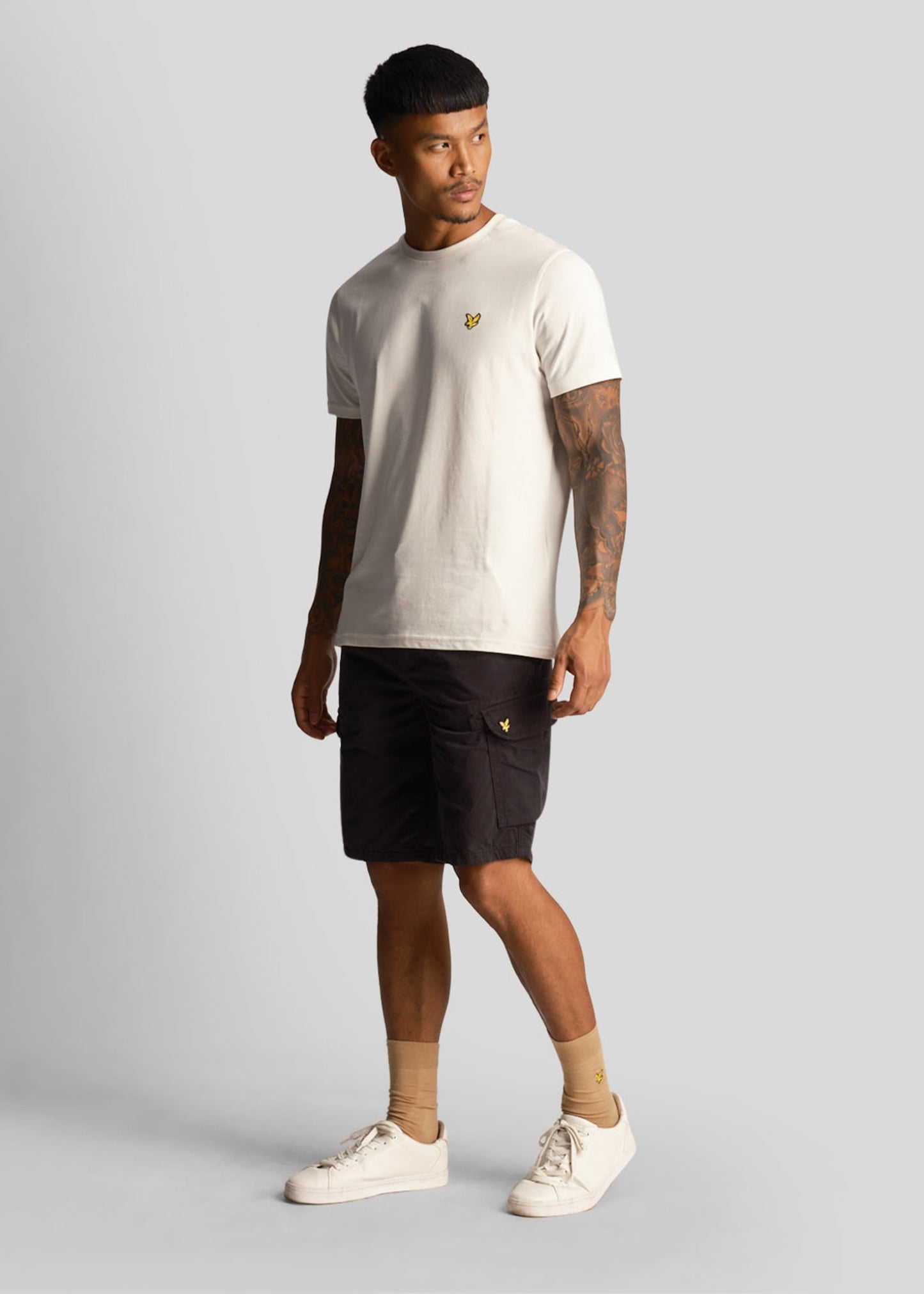 Lyle & Scott Korte Broeken Bestseller Wembley cargo short - jet black
