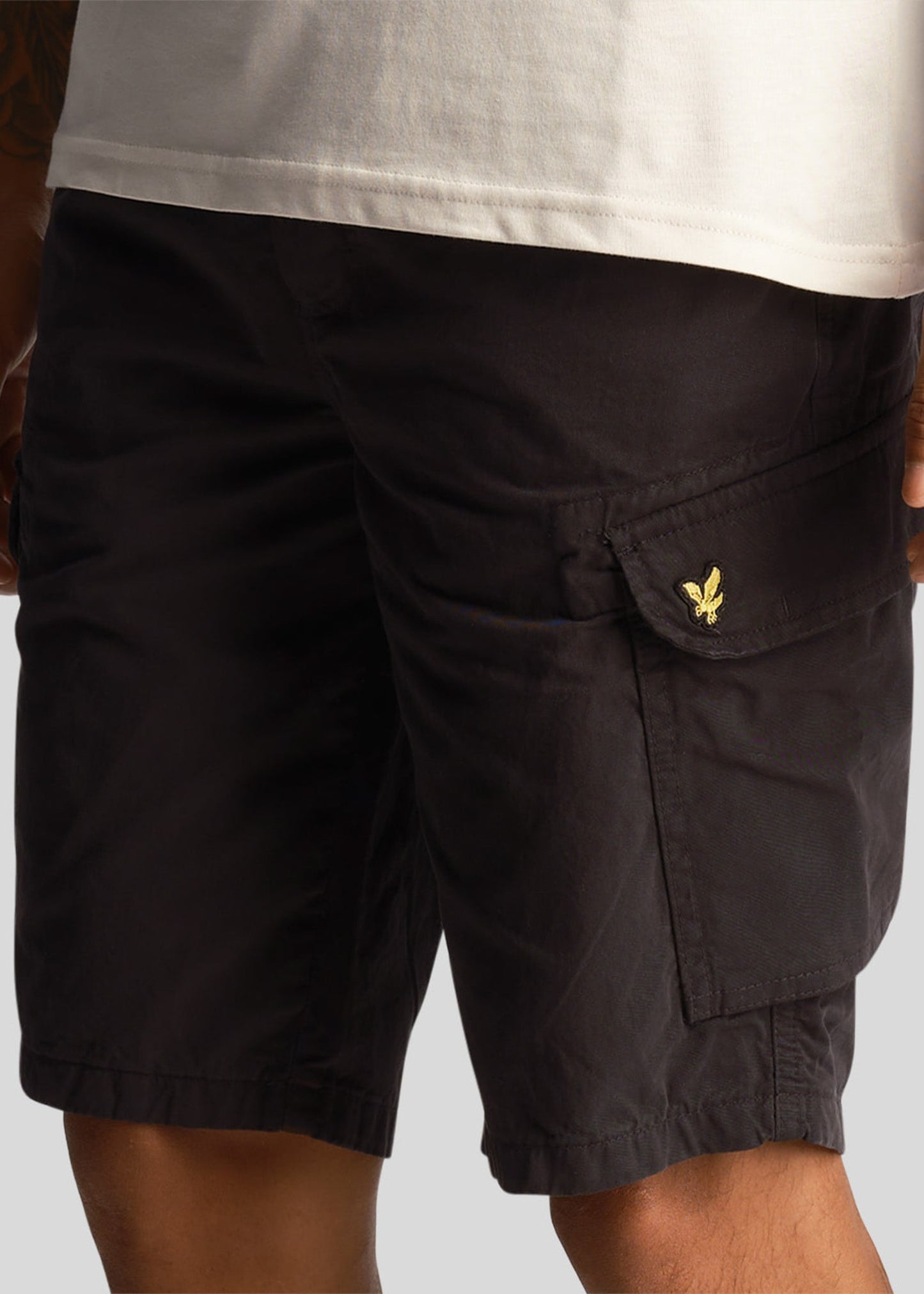 Lyle & Scott Korte Broeken Bestseller Wembley cargo short - jet black