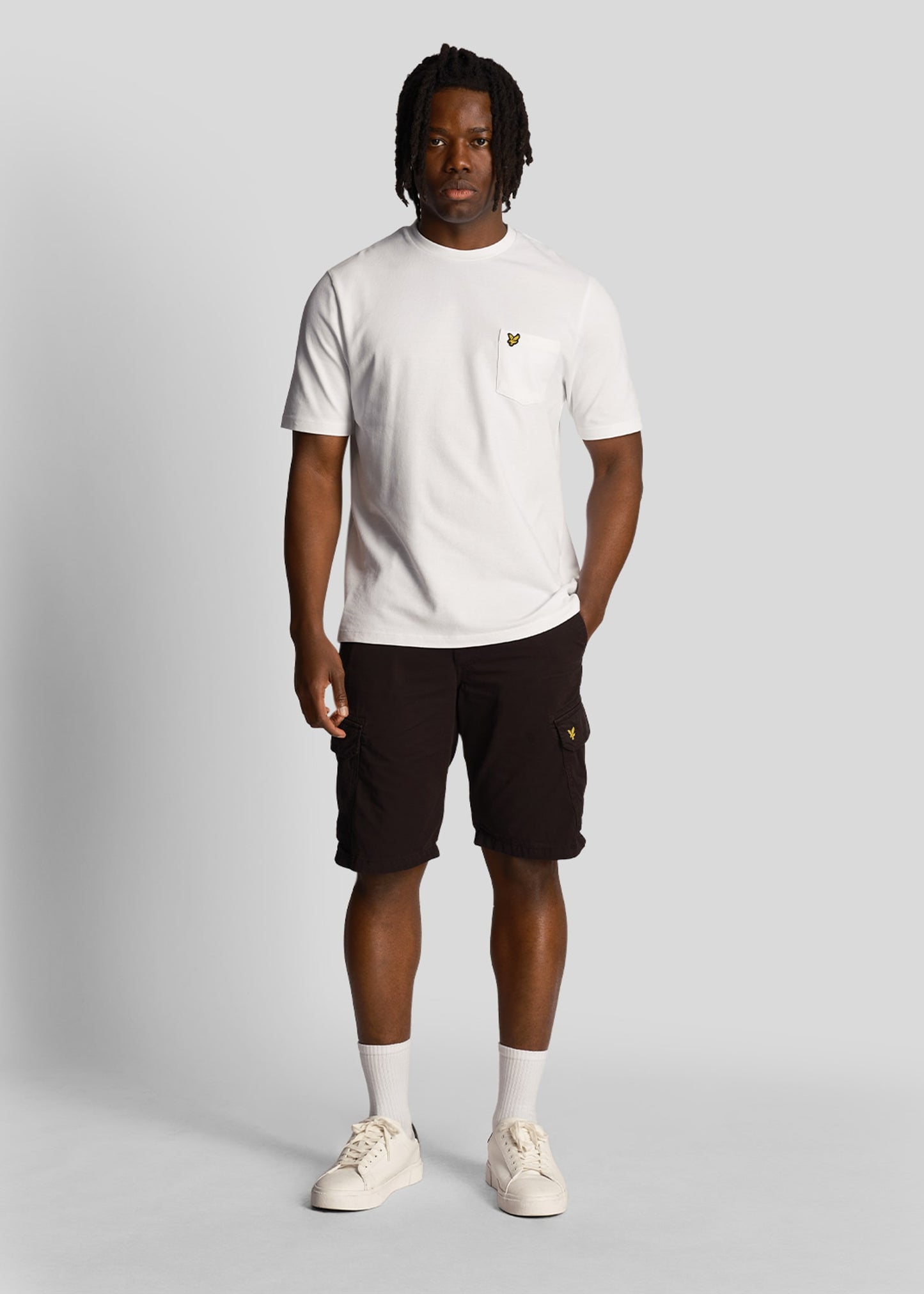 Lyle & Scott Korte Broeken Bestseller Wembley cargo short - jet black