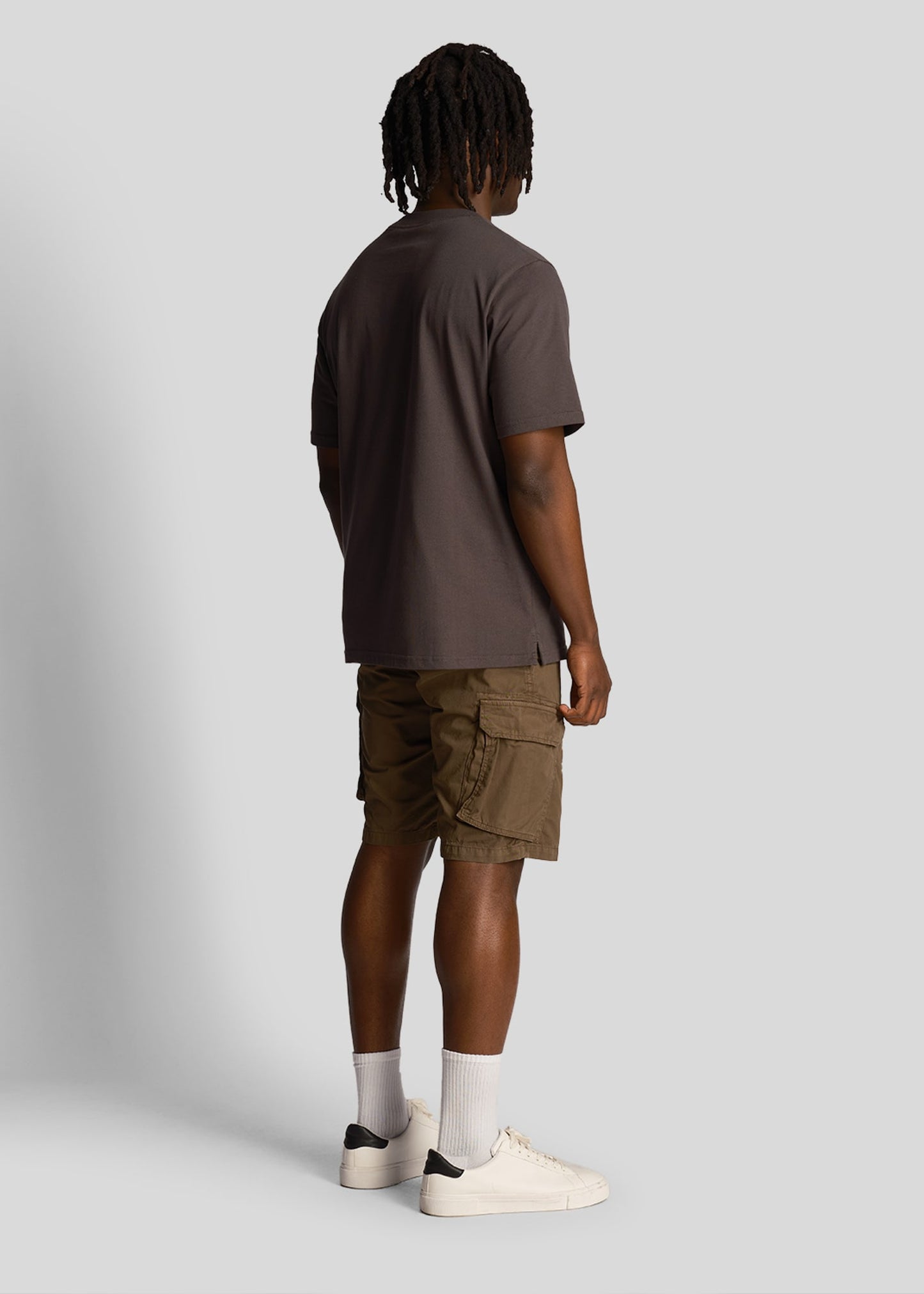 Lyle & Scott Korte Broeken Bestseller Wembley cargo short - military green