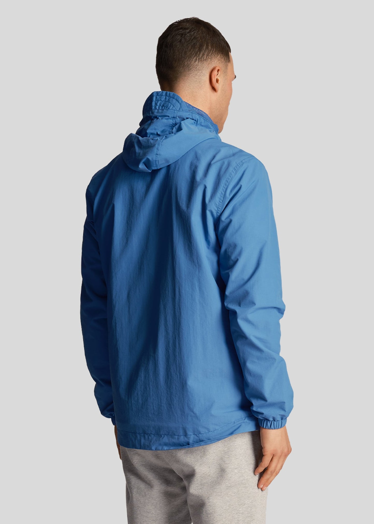 Lyle & Scott Jassen Zip through hooded jacket - spring blue