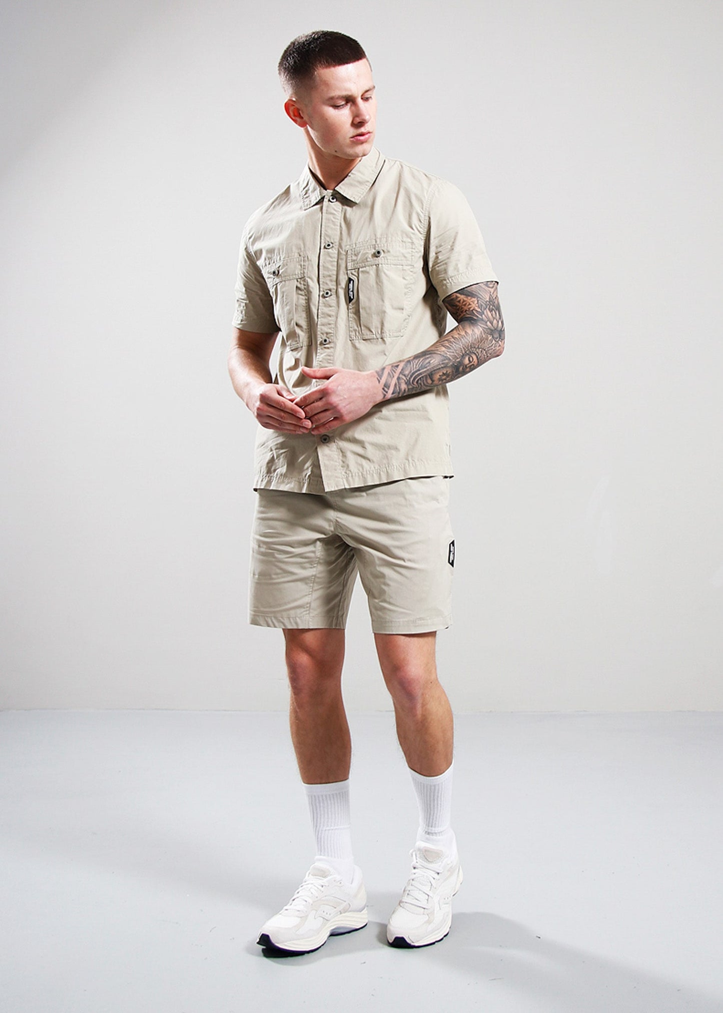 Marshall Artist Korte Broeken Frenzo short - sandstone