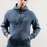 Marshall Artist Vesten Siren full zip hood - slate blue