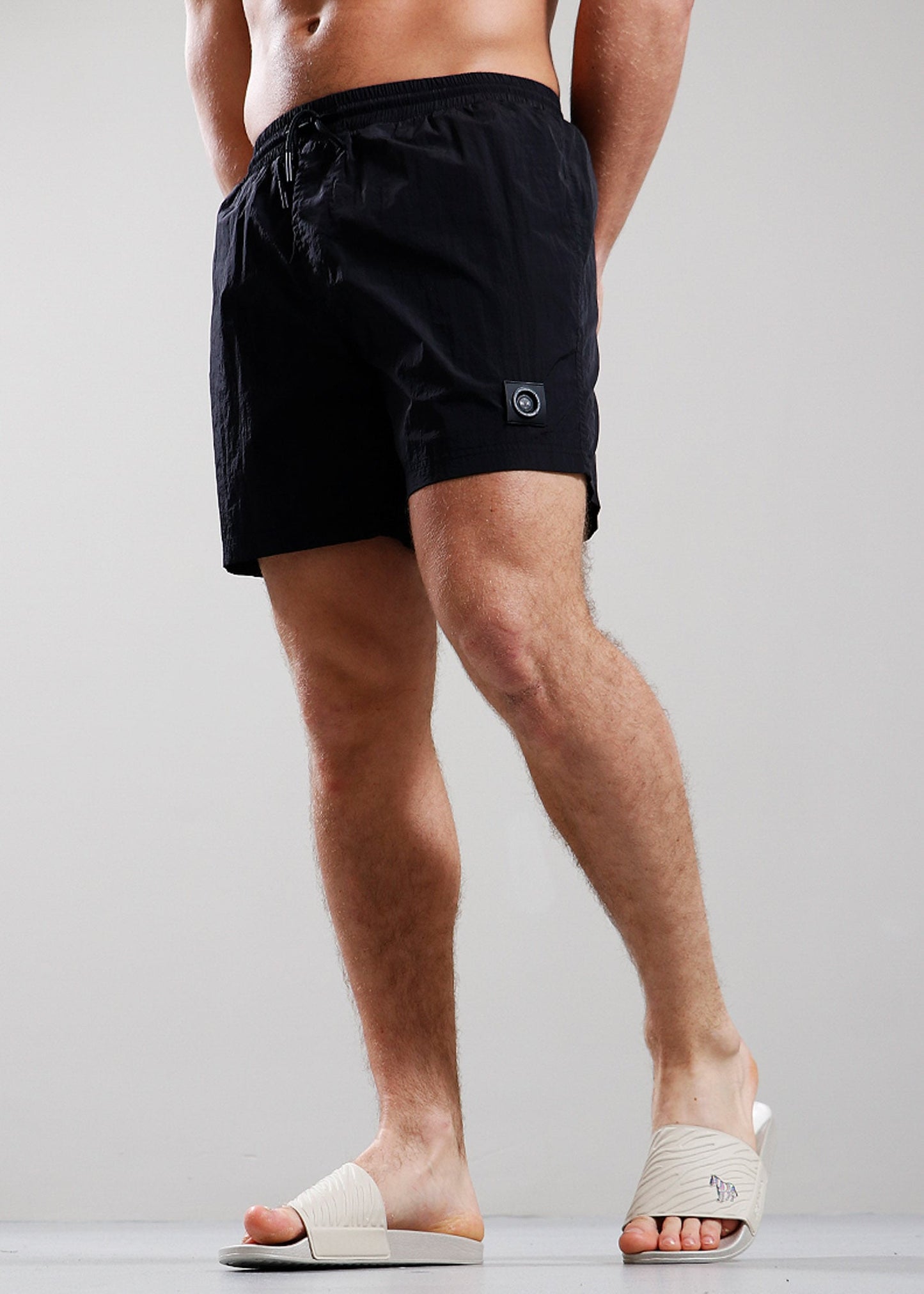 Marshall Artist Zwembroeken Krinkle nylon siren swim short - black