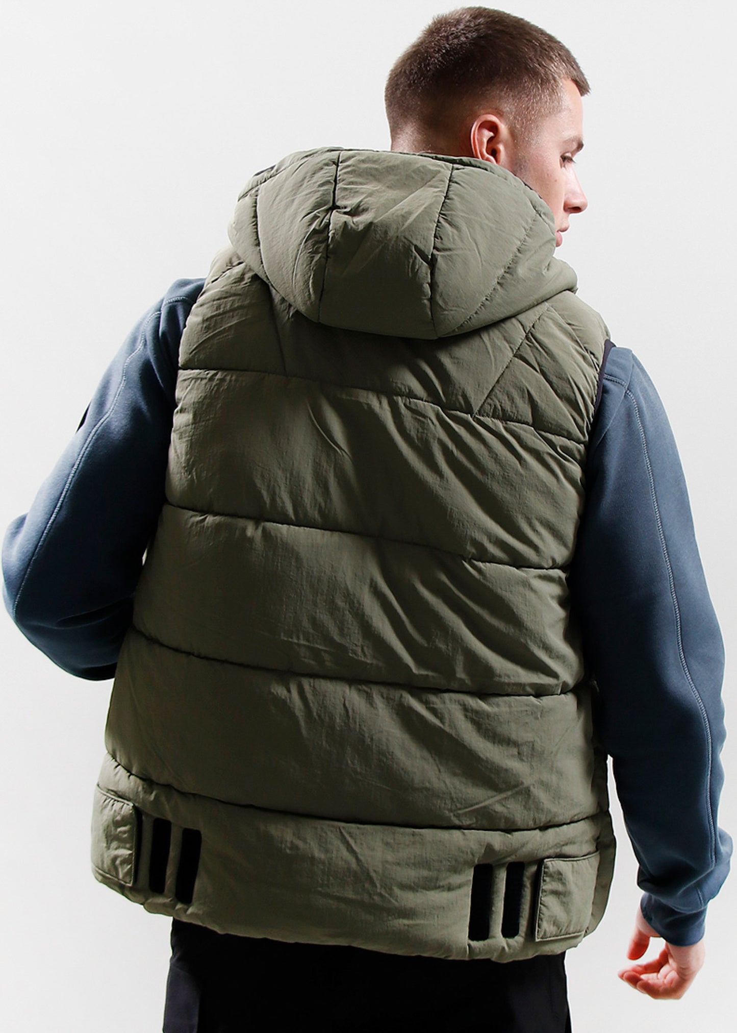 Marshall Artist Bodywarmers Kymera bubble vest - khaki