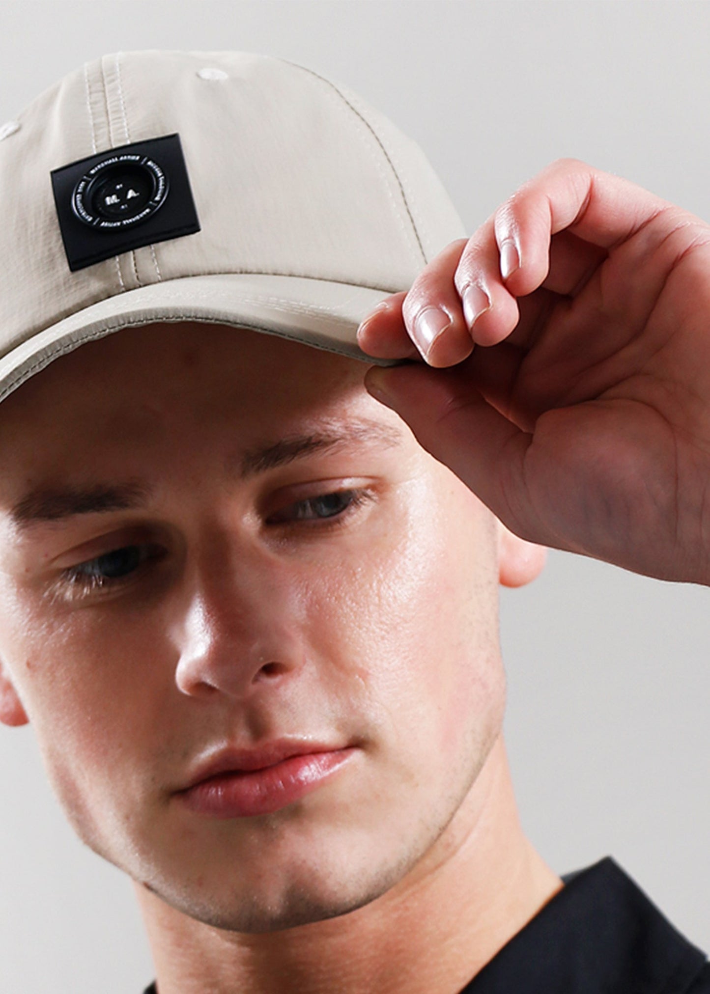 Marshall Artist Petten Siren nylon ripstop cap - stone