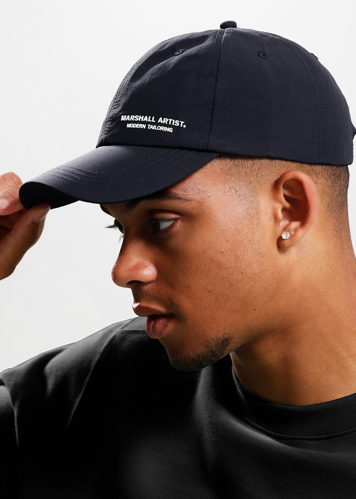 Marshall Artist Petten Siren injection ripstop cap - black
