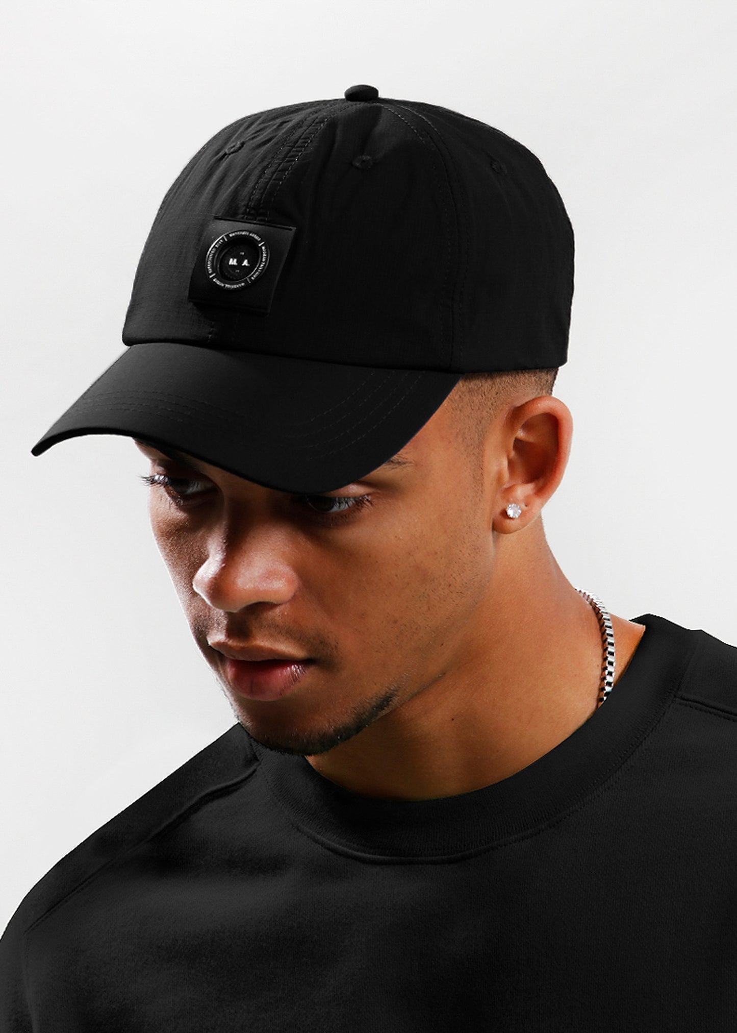 Marshall Artist Petten Siren nylon ripstop cap - black