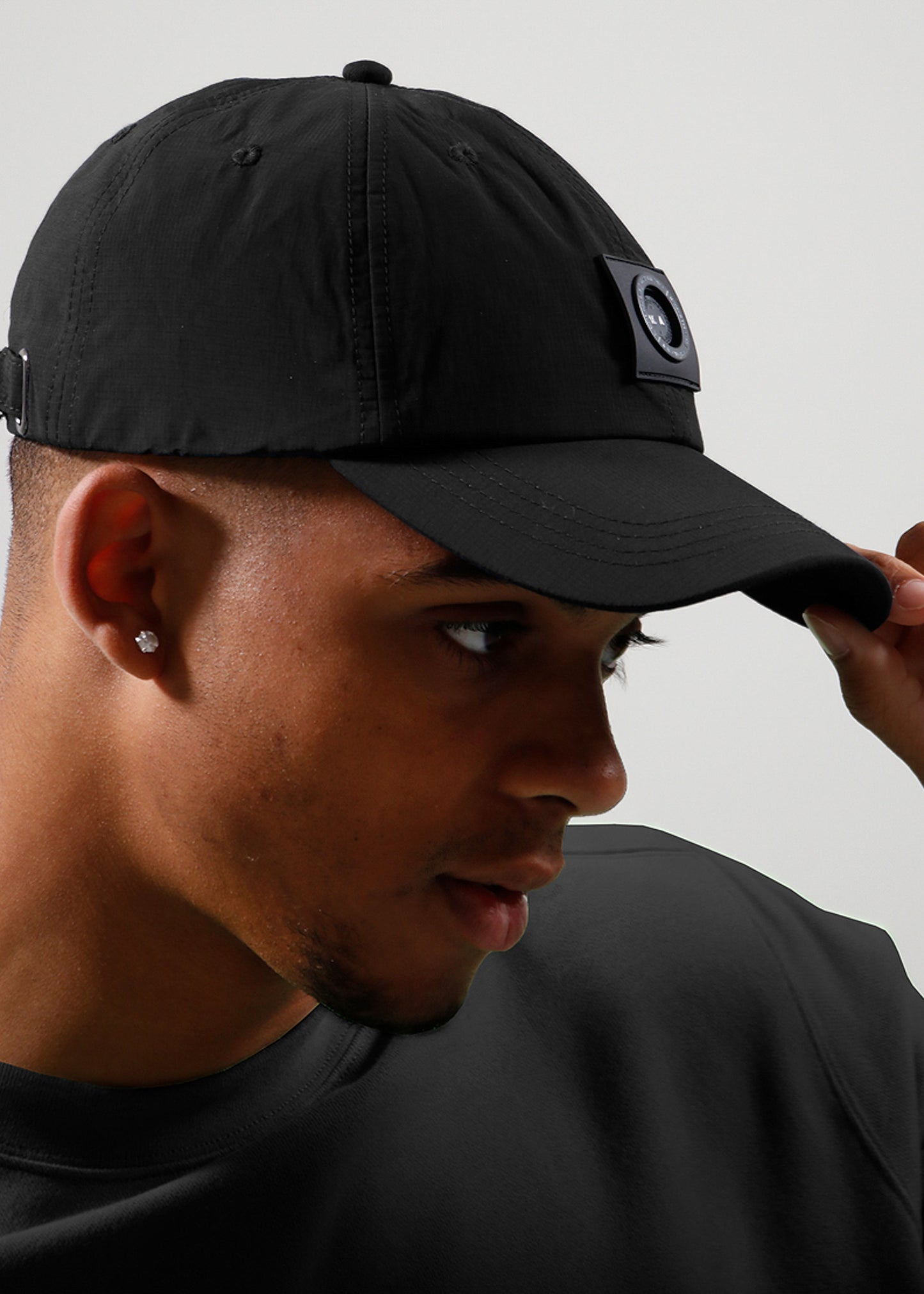 Marshall Artist Petten Siren nylon ripstop cap - black