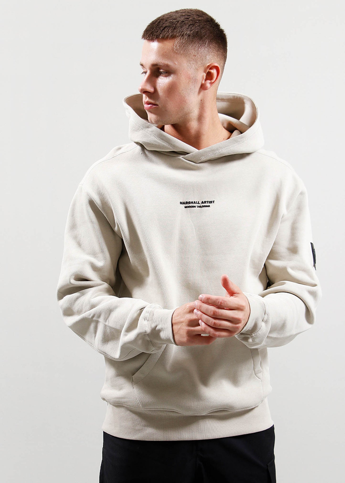 Marshall Artist Hoodies Siren oth hood - stone