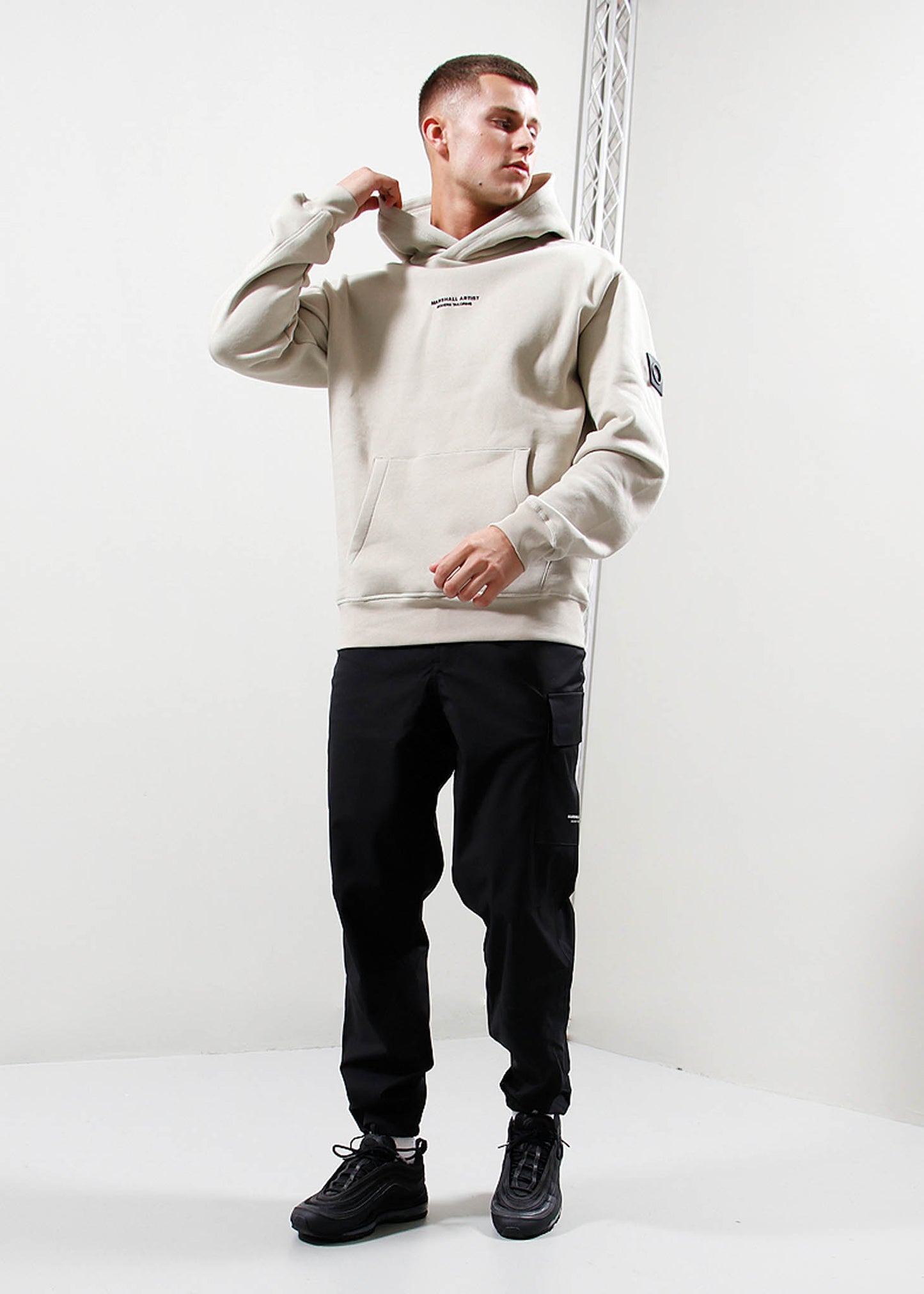 Marshall Artist Hoodies Siren oth hood - stone