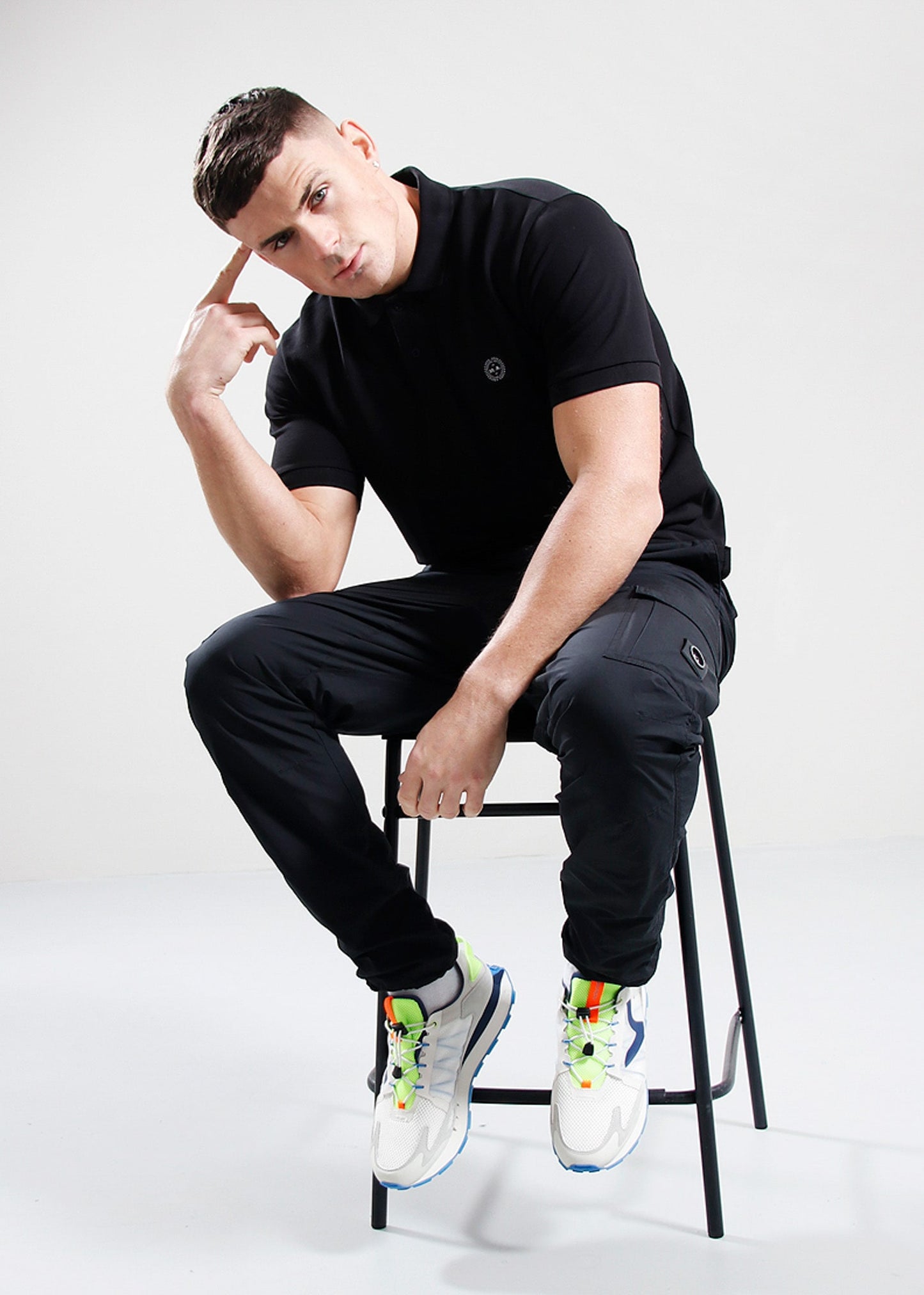 Marshall Artist Polo's Siren ss polo - black