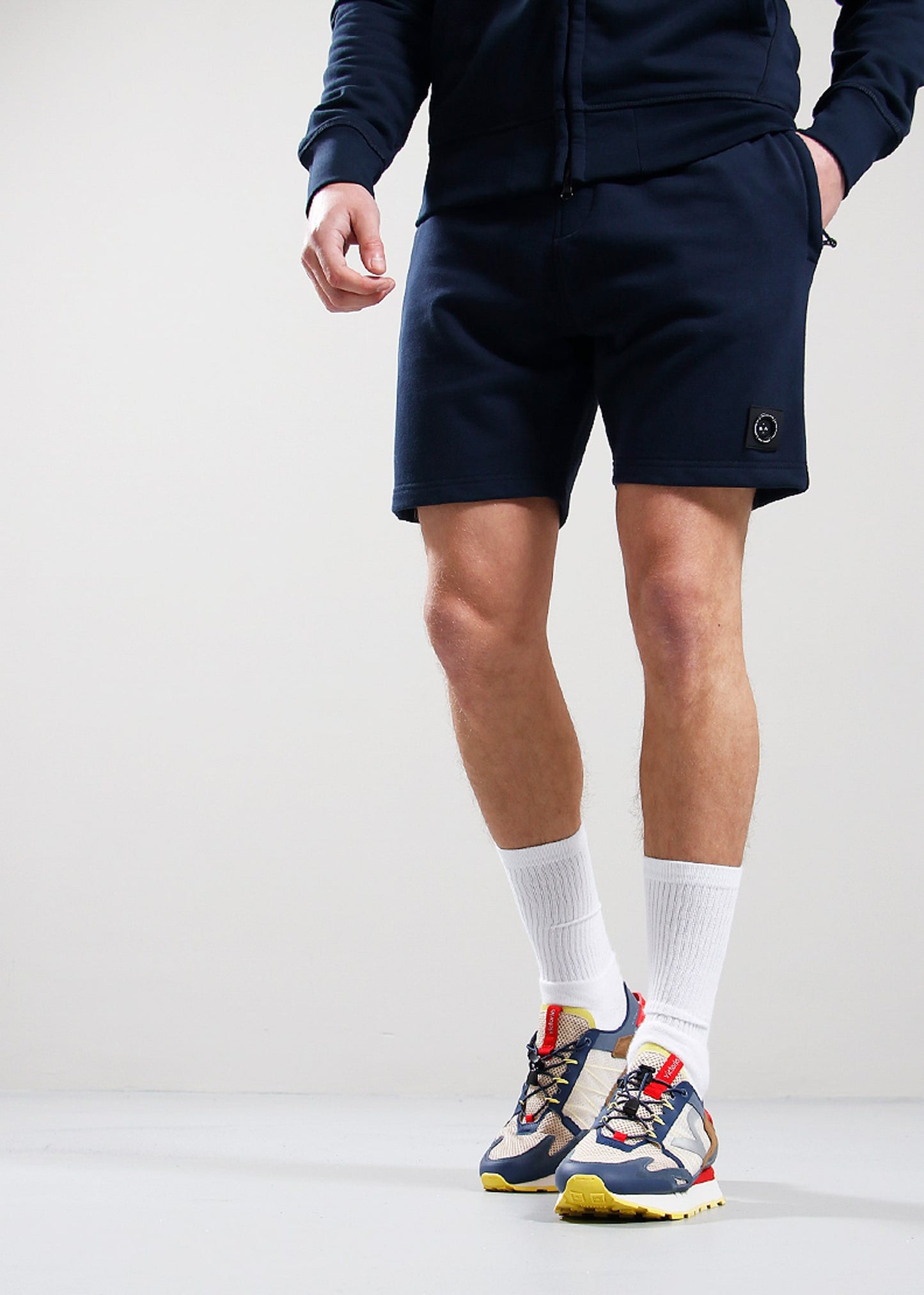 Marshall Artist Korte Broeken Siren jersey short - navy