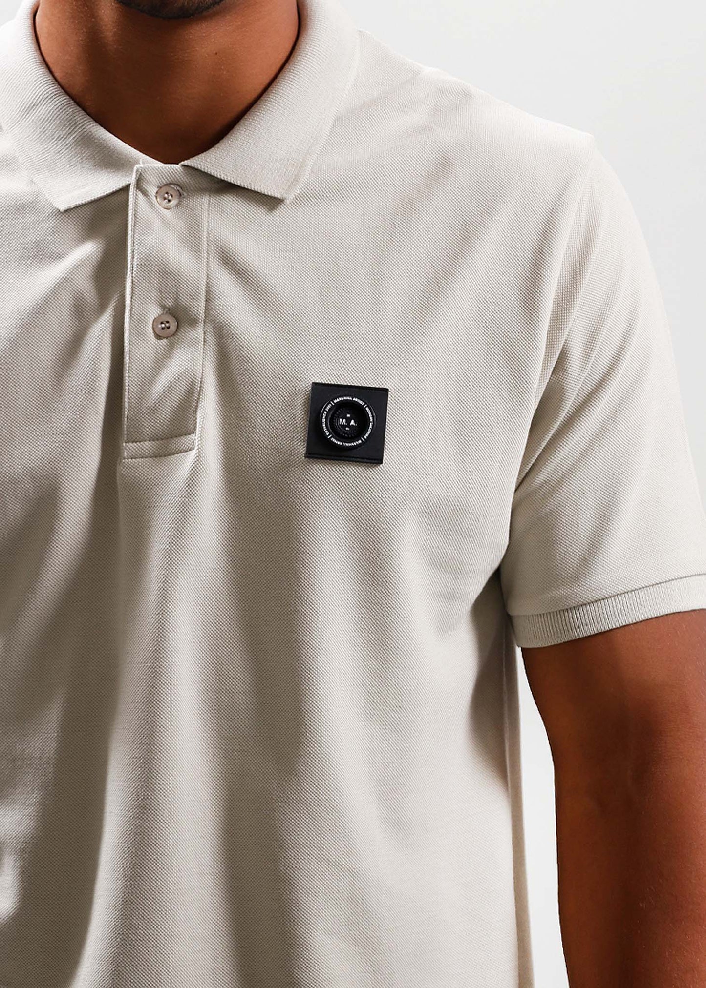 Marshall Artist Polo's Siren s/s polo - stone