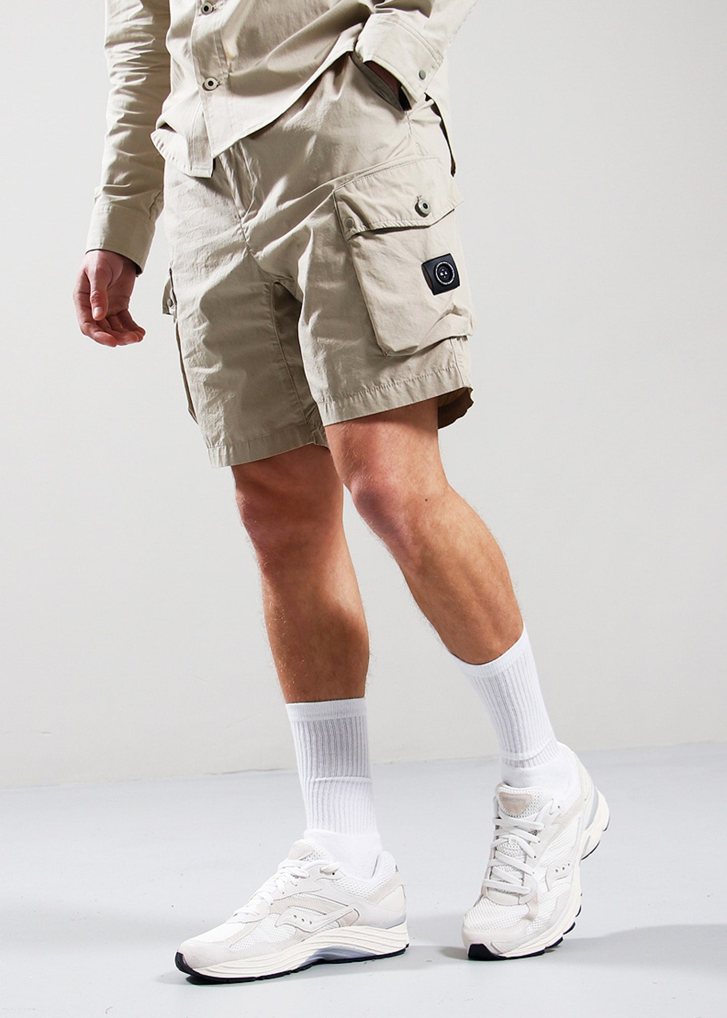 Marshall Artist Korte Broeken Storma cargo short - sandstone