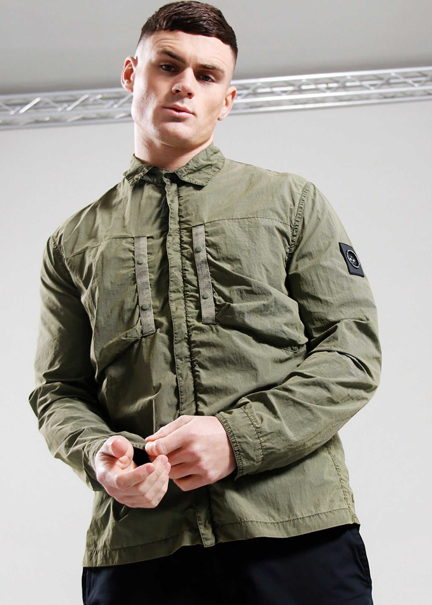 Marshall Artist Overshirts Terra overshirt - khaki