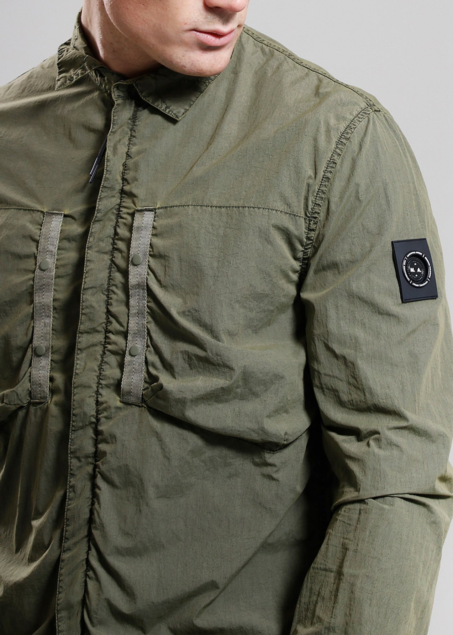 Marshall Artist Overshirts Terra overshirt - khaki