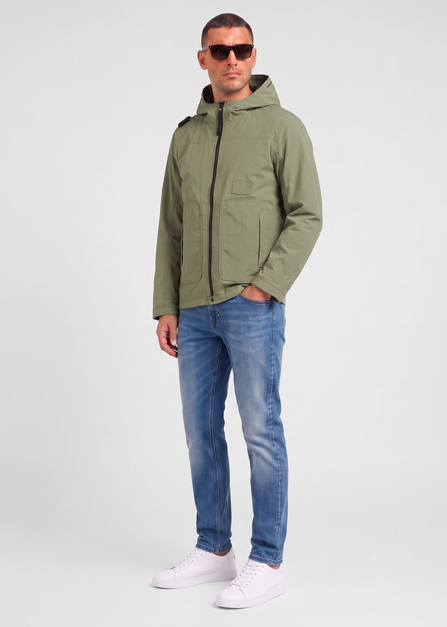 MA.Strum Jassen Velum runner jacket - brinze green