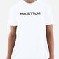 MA.Strum T-shirts  Chest print tee - optic white 