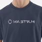 MA.Strum T-shirts  Cracked logo tee - ink navy 