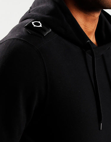 MA.Strum Hoodies  Core overhead hoody - jet black