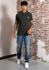 MA.Strum Polo's SS pique polo - oil slick