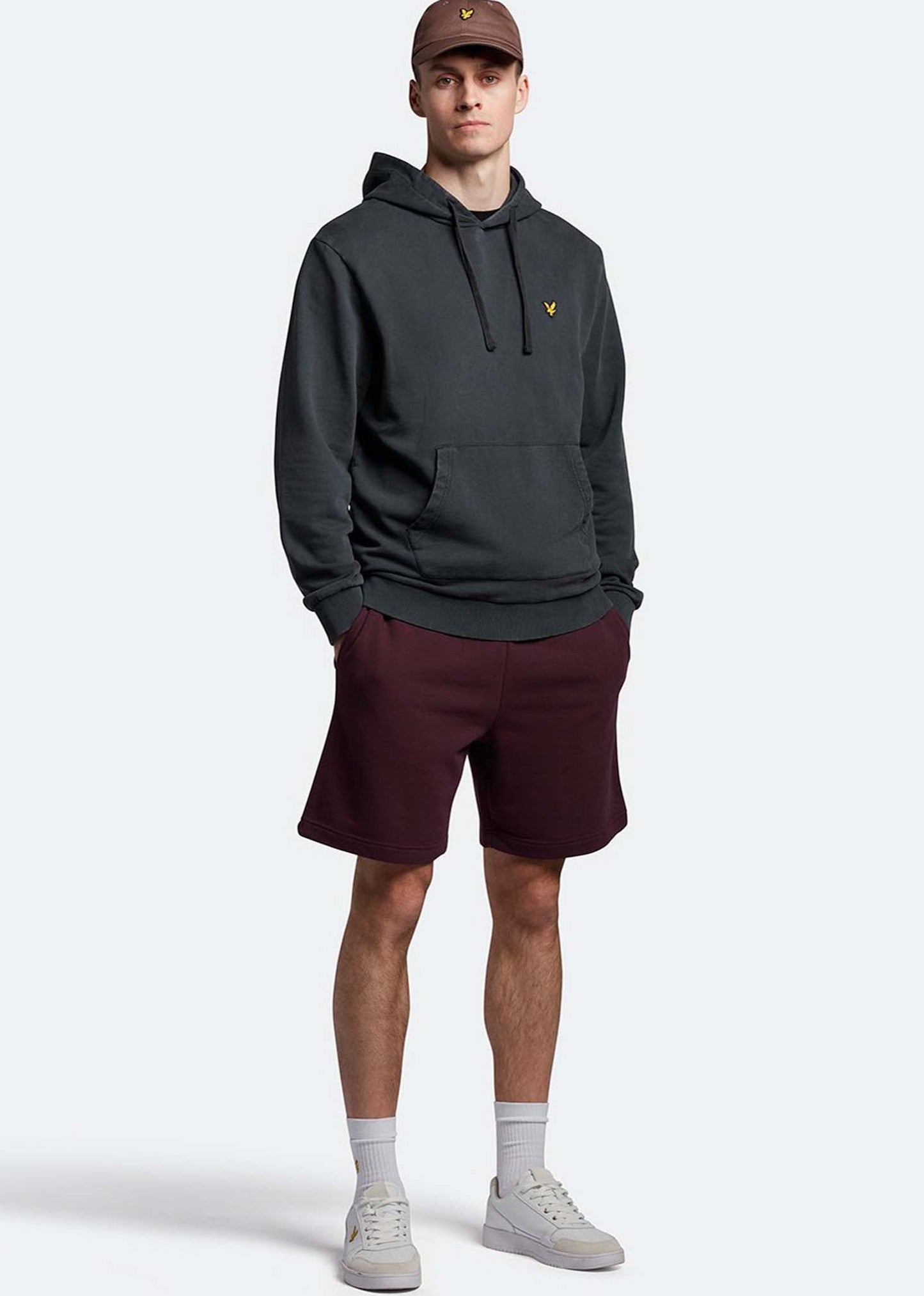 Sweat short - burgundy