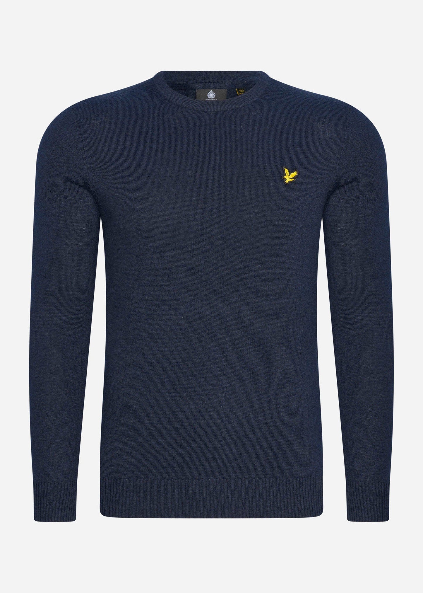 Lyle & Scott Truien Cotton merino crew neck jumper - dark navy