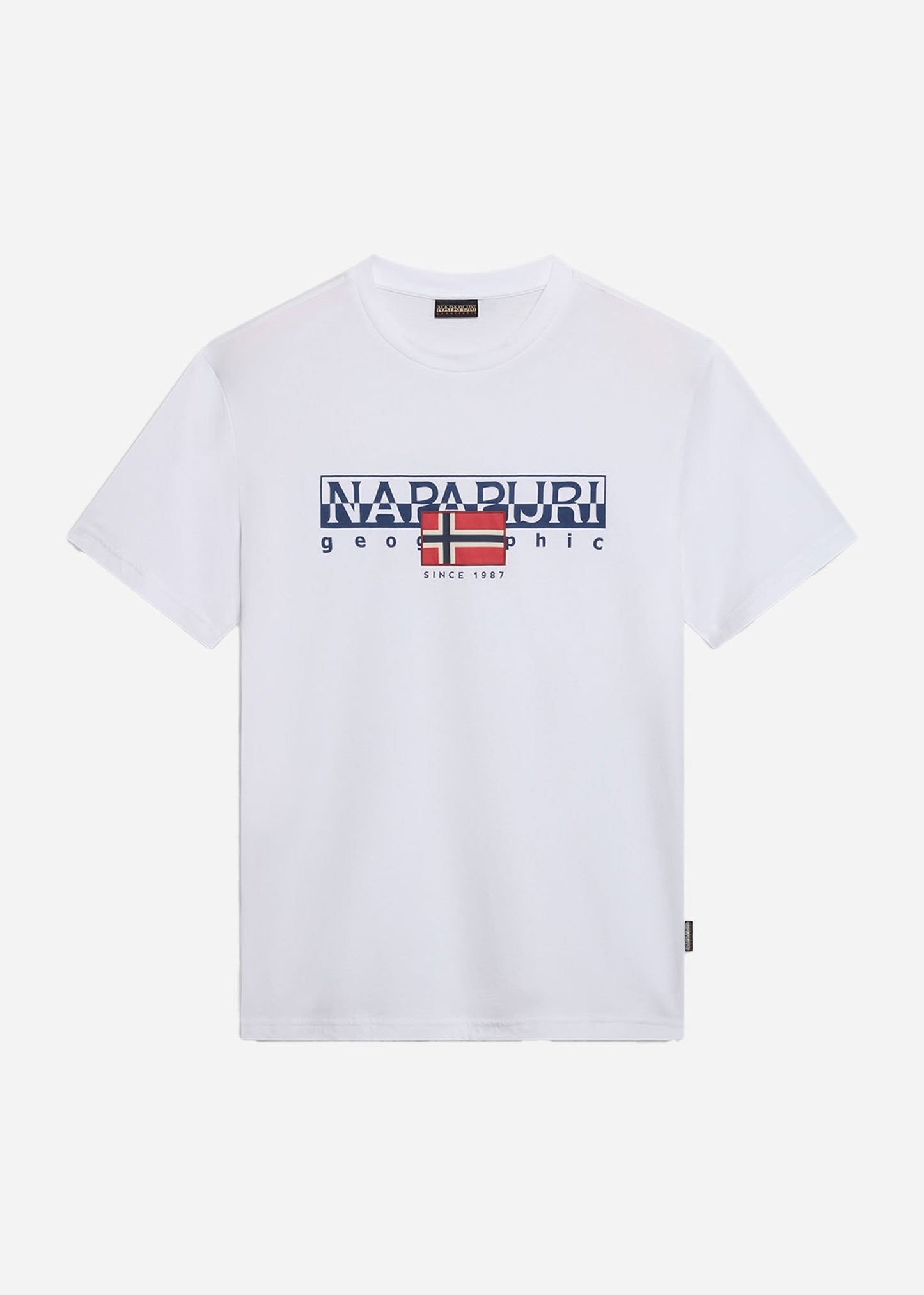 Napapijri T-shirts Aylmer t-shirt - bright white