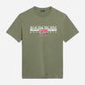 Napapijri T-shirts Aylmer t-shirt - green lichen